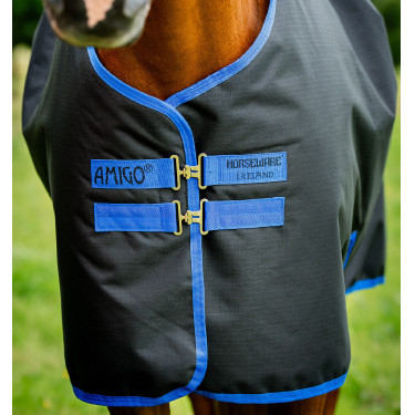 Capa Amigo Ripstop Horseware 900D Plus Turnout 0g Preto / azul clássico