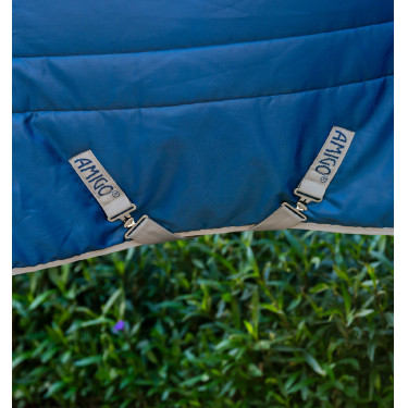 Cobertura Horseware Amigo Diamond Insulator 100g Marinho / cinza titânio Azul-marinho