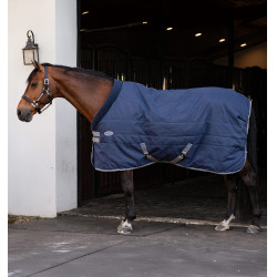 Cobertura de estábulo Horseware Rhino Original Vari-Layer 250g Preto / cinza titânio / azul clássico Cobertura de estábulo Horseware Rhino Original Vari-Layer 250g Preto / cinza titânio / azul clássico