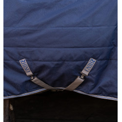 Cobertura de estábulo Horseware Rhino Original Vari-Layer 250g Preto / cinza titânio / azul clássico Cobertura de estábulo Horseware Rhino Original Vari-Layer 250g Preto / cinza titânio / azul clássico