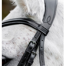 Bridão pônei Horseware com noseband flash Preto Bridão pônei Horseware com noseband flash Preto