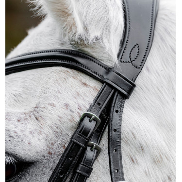 Bridão pônei Horseware com noseband flash Preto Bridão pônei Horseware com noseband flash Preto