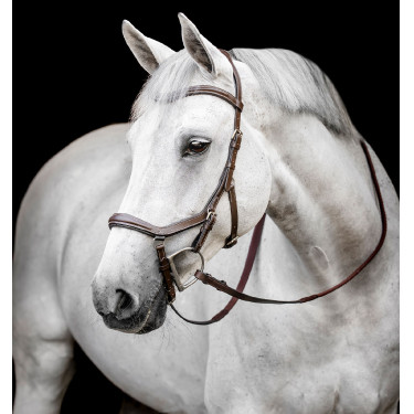 Bridão Horseware Micklem Deluxe Competition Havana escuro Castanho Bridão Horseware Micklem Deluxe Competition Havana escuro Castanho