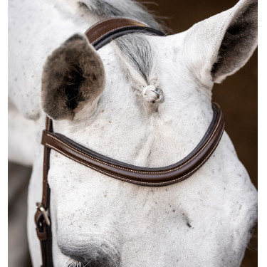 Bridão Horseware Micklem Deluxe Competition Havana escuro Castanho Bridão Horseware Micklem Deluxe Competition Havana escuro Castanho