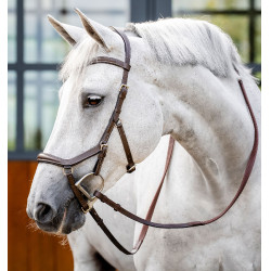 Bridão Horseware Micklem Deluxe Competition Havana escuro Castanho Bridão Horseware Micklem Deluxe Competition Havana escuro Castanho