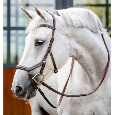 Bridão Horseware Micklem Deluxe Competition Havana escuro Castanho Bridão Horseware Micklem Deluxe Competition Havana escuro Castanho