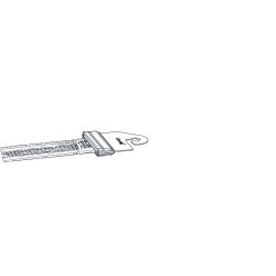 Pega de barreira com conector de fitas Litzclip® AKO Pega de barreira com conector de fitas Litzclip® AKO