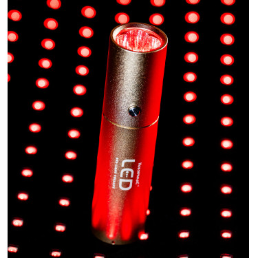 Caneta de terapia Horseware com luz vermelha LED Preto / preto