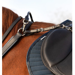 Peitoral Horseware Micklem com martingala Preto