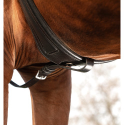 Peitoral Horseware Micklem com martingala Preto