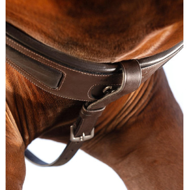 Peitoral Horseware Micklem com martingala Castanho