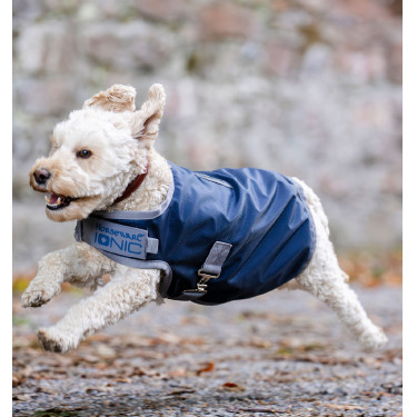 Manta terapêutica para cão Horseware Ionic 50g Azul imperial / prata e marinho