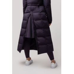 Casaco comprido acolchoado feminino Paloma Horze Beladona negra