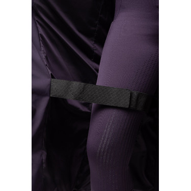 Casaco comprido acolchoado feminino Paloma Horze Beladona negra