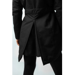 Casaco acolchoado aquecido longo Jadine Horze inverno Preto