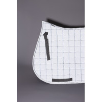 Manta de sela polivalente Horze Hi Viz Prata refletora