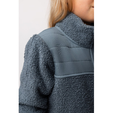 Casaco polar híbrido Misha criança Tempo de trovoada Cinzento