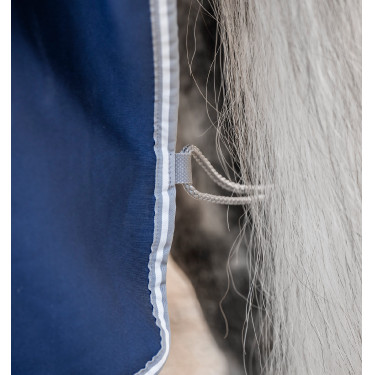 Camisola de secagem Horseware integral Amigo Jersey Marinho / cinza titânio / prata Azul-marinho