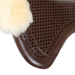 Amortecedor Acavallo Gel NS-S Classic-S recortado plano Marrom / lã natural Castanho