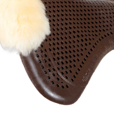 Amortecedor Acavallo Gel NS-S Classic-S recortado plano Marrom / lã natural Castanho