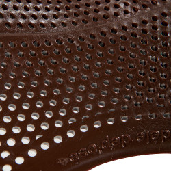 Amortecedor Acavallo Gel NS-S Classic-S recortado plano Marrom / carneiro marrom Castanho