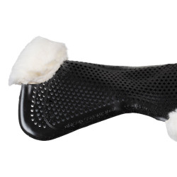 Amortecedor Acavallo Gel NS-S Classic-S recortado plano Preto / lã branca