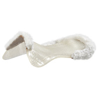 Amortecedor Acavallo Gel NS-S Classic-S recortado plano meia espessura Transparente / lã de carneiro branca