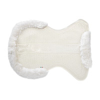 Amortecedor Acavallo Gel NS-S Classic-S recortado plano meia espessura Transparente / lã de carneiro branca