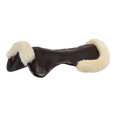 Amortecedor Acavallo Gel NS-S Classic-S recortado plano meia espessura Marrom / lã natural Castanho Amortecedor Acavallo Gel NS-S Classic-S recortado plano meia espessura Marrom / lã natural Castanho