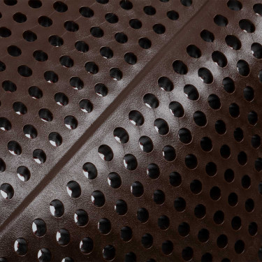 Amortecedor Acavallo Gel NS-S Classic-S recortado plano meia espessura Marrom / lã natural Castanho Amortecedor Acavallo Gel NS-S Classic-S recortado plano meia espessura Marrom / lã natural Castanho