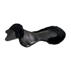 Amortecedor Acavallo Gel NS-S Classic-S recortado plano meia espessura Preto / ovelha preta Amortecedor Acavallo Gel NS-S Classic-S recortado plano meia espessura Preto / ovelha preta