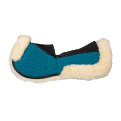 Amortecedor Equestro em elastano com bolsos e forro em pele de carneiro Petróleo / natural