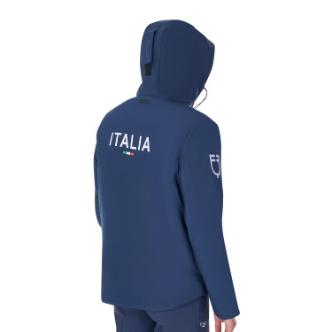 Blusão impermeável masculino Equestro x FISE Blazer marinho Azul-marinho