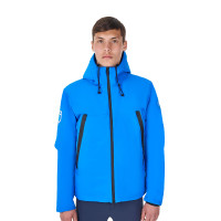 Blusão impermeável masculino Equestro x FISE Azul da Savoia