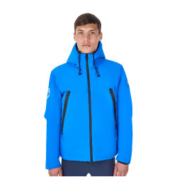 Blusão impermeável masculino Equestro x FISE Azul da Savoia