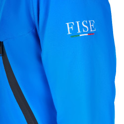 Blusão impermeável masculino Equestro x FISE Azul da Savoia