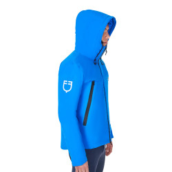 Blusão impermeável masculino Equestro x FISE Azul da Savoia