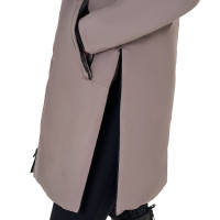 Casaco comprido feminino Equestro repelente à água e corta-vento Tigrado Casaco comprido feminino Equestro repelente à água e corta-vento Tigrado