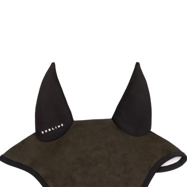 Boné anti-moscas Acavallo Sublime em malha Louvre com patch de logótipo em silicone Castanho