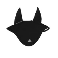 Boné antimoscas Acavallo Sublime em spandex com patch de logótipo em silicone Preto