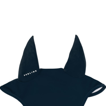 Boné antimoscas Acavallo Sublime em spandex com patch de logótipo em silicone Marinho Azul-marinho