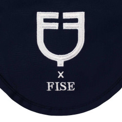 Touca Equestro x FISE em tecido técnico Blazer marinho Azul-marinho