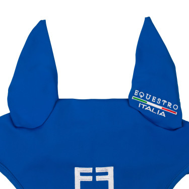 Touca Equestro x FISE em tecido técnico Azul da Savoia