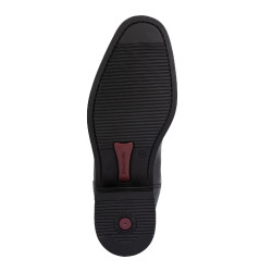 Botas unissexo Supreme em couro macio com fecho posterior Preto