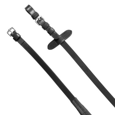 Bridão anatómico Equestro com muserola curva Preto