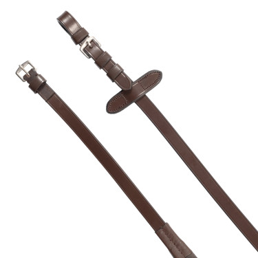 Bridão anatómico Equestro com muserola curva Castanho escuro