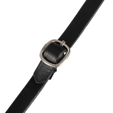 Bridão de couro Equestro com strass para cavalo de brinquedo Preto