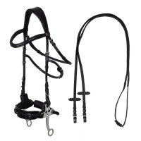 Bridão hackamore Supreme Preto Bridão hackamore Supreme Preto