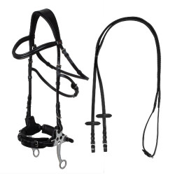 Bridão hackamore Supreme Preto