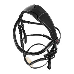 Bridão mexicano Supreme com focinheira anatómica Preto
